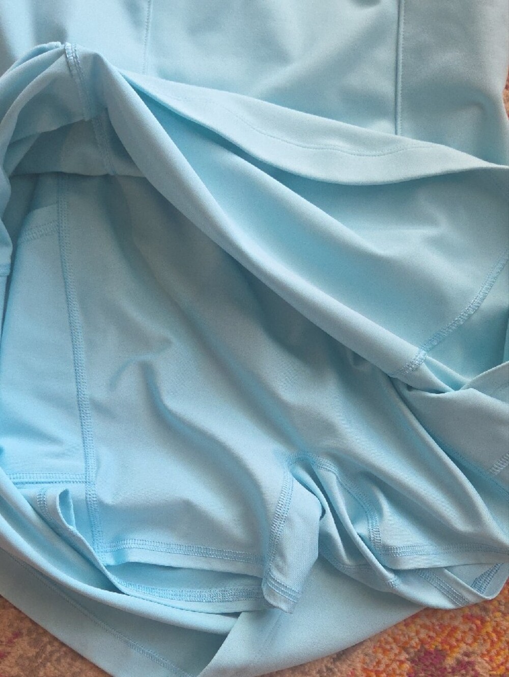 Abercrombie & Fitch YBP Halter Mini Tennis Dress Aqua Blue Small - Picture 2 of 5